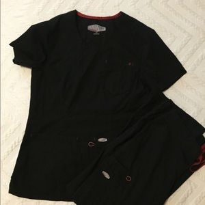 Black Scrub Set by Scrub Zone